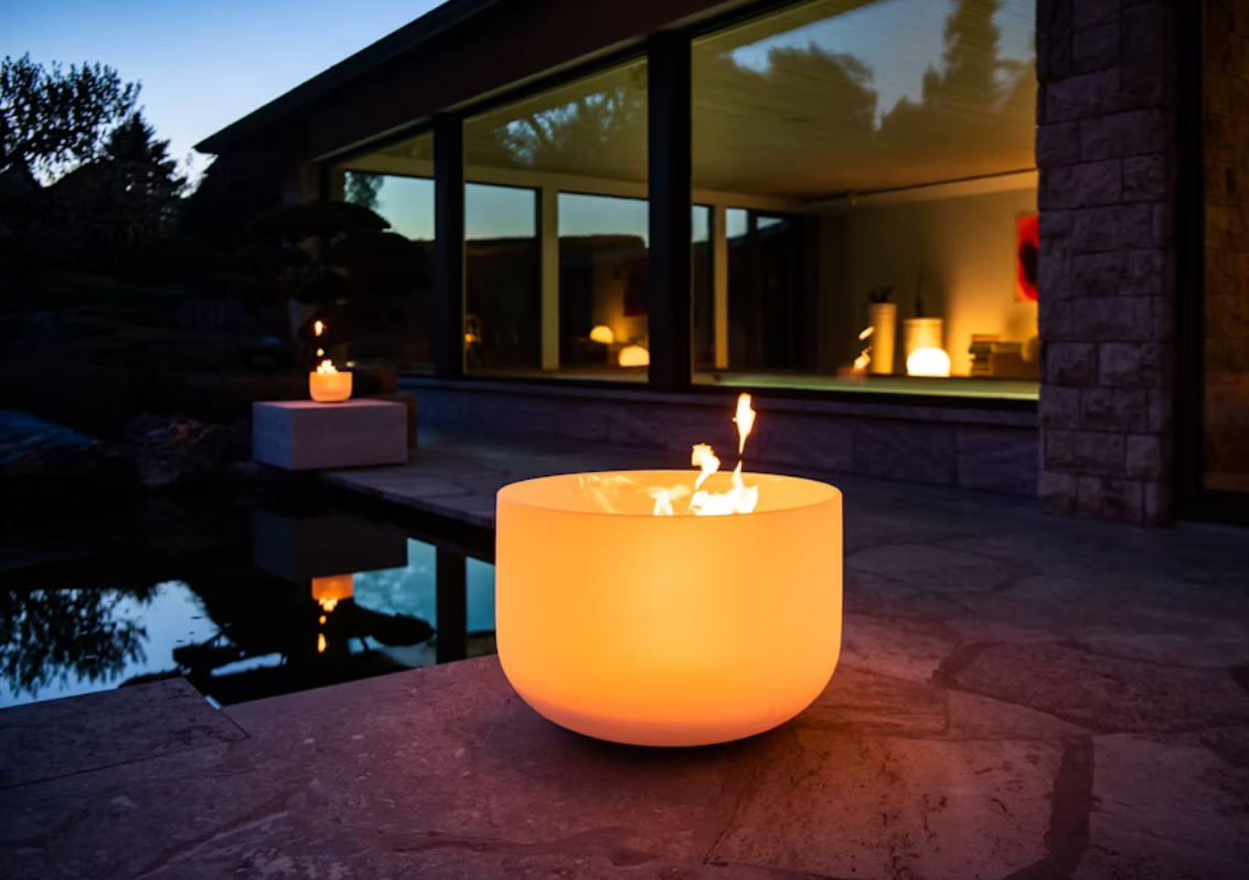 Glas Feuerschalen Pure
